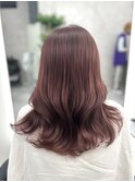 今話題のブリーチなしWカラーでピンクヘアに♪