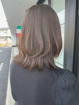 ニコル(NICOLL) くすみベージュ×くびれヘア