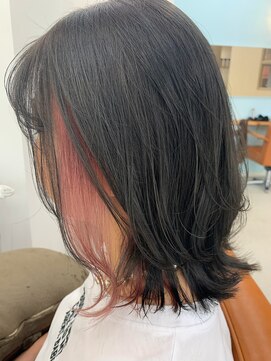 ティエル(TieLu) 大人気スタイルイヤリングカラー×透明感イルミナカラー