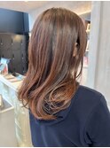 福山人気ショコラベージュ韓国風ゆる巻き春20代30代40代艶髪美髪