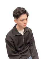 銀座マツナガ 神田店&nbsp;10代20代30代の定番！ツーブロツイストパーマメンズ無造作大好評