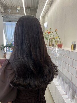 リル(re'll) 《花屋併設》グレージュカラー ［酸性ストレート/ヘアセット]