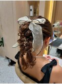 ヘアセットヘアメイクお呼ばれヘアライブ量産コンサートアレンジ