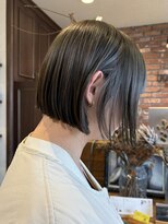 ボコカ(bococa) 【macana指名】オリーブベージュ ストレートパーマ ボブ