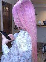 ブレイズヘアー(BLAZEhair)&nbsp;【ツヤ感カラー】ホワイトピンク×ブリーチ２回