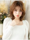 韓国風ニュアンスパーマフェザーミディアムc6上尾20代30代40代