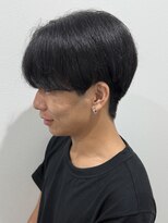 ヒュイル バイ ニアウ(Hwyl by Niau) メンズシースルーマッシュパーマニュアンスナチュラル刈り上げ