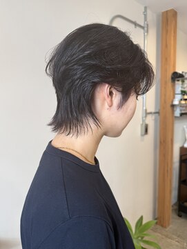 サイン(sain.) センターパート/ショート/バーム仕上げ