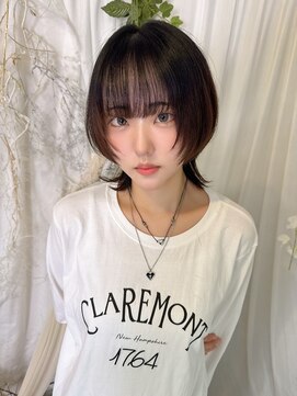 アリートウキョウ(ALLY TOKYO) ボブレイヤーカットボブウルフカット中性ウルフシャギーウルフ