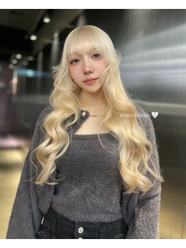 ペレ 栄 アネックス(PELE栄ANNEX) クラゲヘアー/小顔に見せるヘア/ココアベージュ/栄