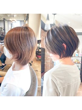 バンプ ギンザ(BUMP GINZA) 30代40代50代ショート白髪ぼかし銀座くびれ　松