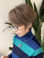 GBG 自由が丘&nbsp;くびれショートボブ40代50代グレイカラー白髪染め白髪ぼかし