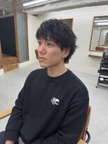 タミーズ 金山(Tummy's)&nbsp;ソフトツイストスパイラルパーマ×メンズショート