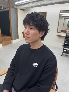 タミーズ 金山(Tummy's) ソフトツイストスパイラルパーマ×メンズショート