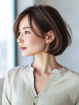 ヘアー ミッション 心斎橋店(hair Mission) 大人女性/ショートカット/襟足スッキリ/レイヤーカット