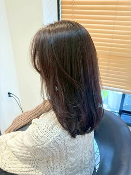 ヘアリゾート粋 トゥジュ 池袋東口店(tujuh) 透明感カラー/ダークブラウン/レイヤーカット