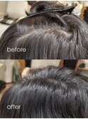 30代40代50代◎白髪染めリタッチカラーミディアムヘア西新井