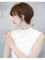 アイスバーグ ウェスト 清澄白河(eyesburg W/est)&nbsp;ハイライトカラー30代40代50代丸みショートくびれショートボブ