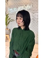 カシェ マエノヘタ(Cashe'e MAENOHETA) ザクザクレイヤー×ブルーインナーカラー