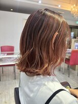 フェイバリットビューティシャルム(Favorite Beauty Charme)&nbsp;夏に映えるオレンジブラウンバレイヤージュで透明感と立体感を♪