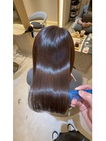 リリー 鷺沼店(RILLY)&nbsp;〈キシタクヘアー〉髪質改善カラー・ヘーゼルベージュ
