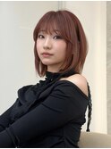 結べる長さのボブ/韓国風レイヤーカット/顔周りカット/前髪/池袋