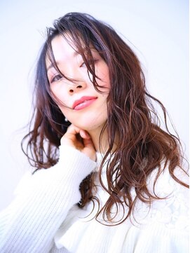 クオン(Hair Design Cuon) 【前髪アレンジ◎】アレンジバング×airカールパーマ