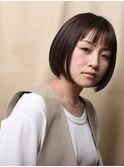ショートボブ オーガニックカラー スリークボブ 20代30代