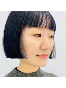 クク 渋谷(QUQU) ツートーンボブ