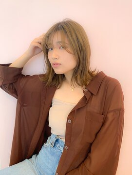 ヤード(YARD) 【YARD.大阪】大人可愛い☆マッシュウルフクリーミーベージュ