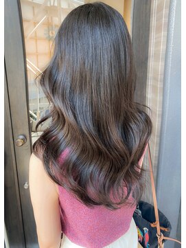 エニー 栄(Any) 韓国風くびれヘア×ブルーグレージュ