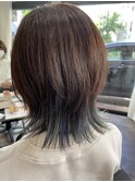 ウルフ×インナーカラー