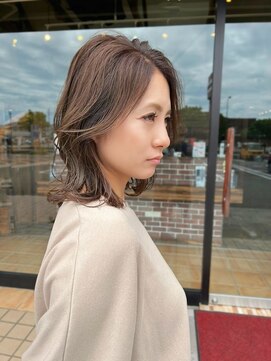 コワフュールトーリ フジグラン店(COIFFURE TORI) 艶髪×ゆる巻きミディアム