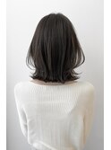 こなれミディ　縮毛矯正　大人可愛い　くびれボブ