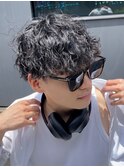 メンズマッシュメンズヘア波巻きスパイラルパーマ波巻きパーマ