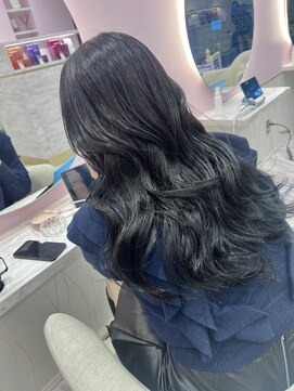 アディション 新宿(ADITION) 韓国ツヤカラーブルーブラック