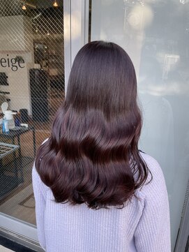 ベイジュ プラス アールサロン エビス(Beige＋Rr salon EBISU) カシスミルクチョコレート×髪質改善トリートメント
