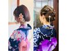 【イヴ】納涼祭・花火大会、ゆかたの着付けと簡単ヘアセット