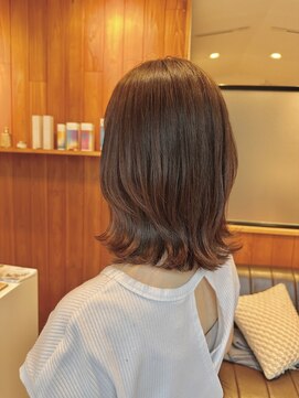 ラベストクズハ(LOVEST KUZUHA) チョコレートブラウン×外はね