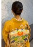 早朝ヘアセット＋留袖・訪問着着付け(6時～8時)