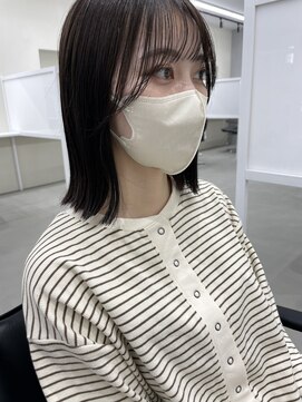 キートス 高知店(kiitos) ★切りっぱなしボブ顔周りカット