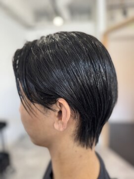 スワッグ(SWAG) メンズカット眉毛シェービングオールバックスタイル