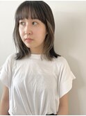 【SATSUKI】ナチュラルミディアム × クリーミーインナーカラー