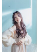 ページボーイ美容室 ゆる巻きツヤロング