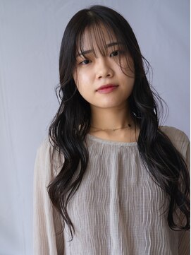 デビュー ヘアーメイク 黒髪/ボブルフ/ネビージュ/小顔/ワンレン/水戸/髪質改善/前髪