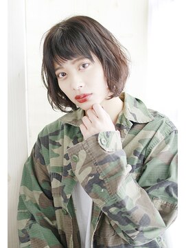 マーブルズ 横浜店(marbles) 顎ラインボブ/ミニボブ/暗髪[横浜]