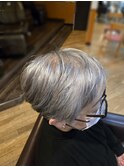 【立川　ショート　ヘアマニキュア　脱白髪染め　50代60代70代】