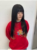 JILL STUDIO　エンドカラー/イエローベージュ/シャギーレイヤー