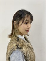 ナオシ 田原台店(nao c)&nbsp;インナーカラー×ミルクティーベージュ10代・20代・30代