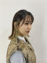 ナオシ 田原台店(nao c) インナーカラー×ミルクティーベージュ10代・20代・30代